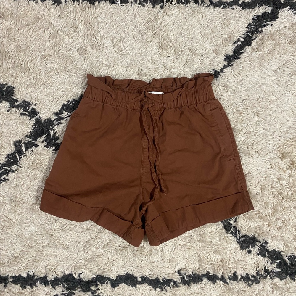 Abercrombie & Fitch Brown Paperbag Shorts Size S